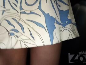 Сочный зад телки в метро